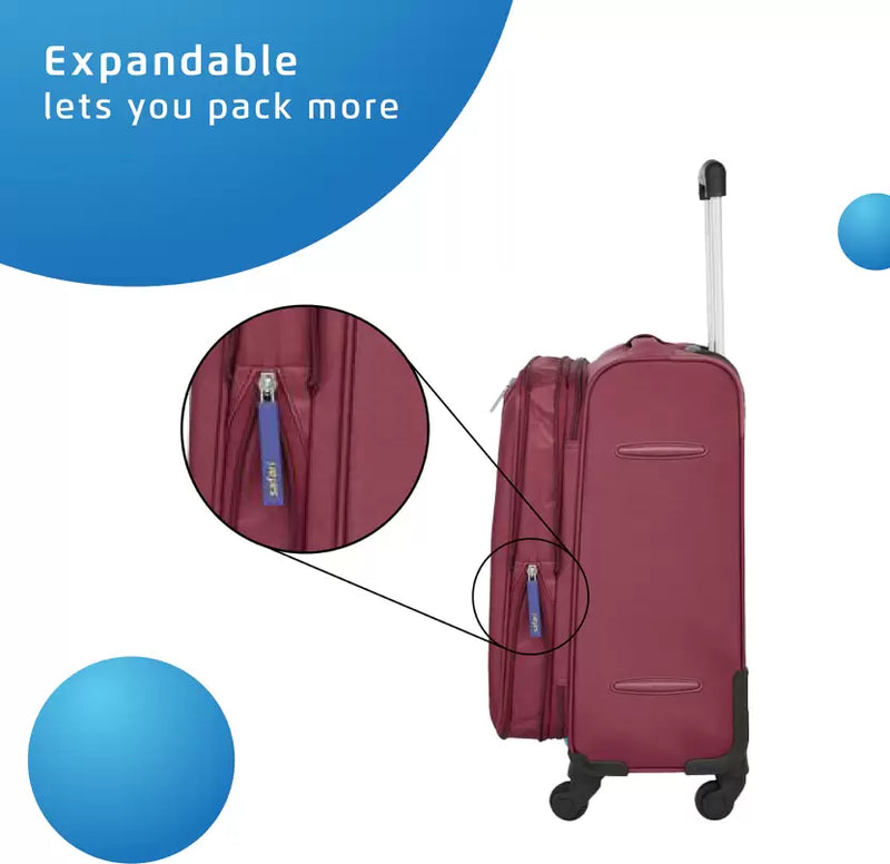 Buy SAFARI STAR 55 4W Expandable Cabin Suitcase 22 inch 1 BAG