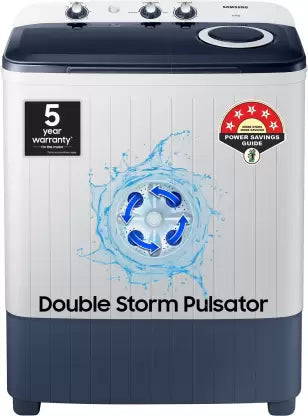 Samsung 6.5 kg, 5 star, Semi-Automatic Washing Machine (WT65R2200LL/TL, Air Turbo Drying