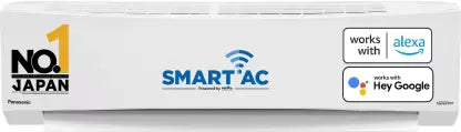 Panasonic 7 in 1 Convertible with True AI Mode 1.5 Ton 3 Star Split Inverter AC with Wi-fi Connect - White