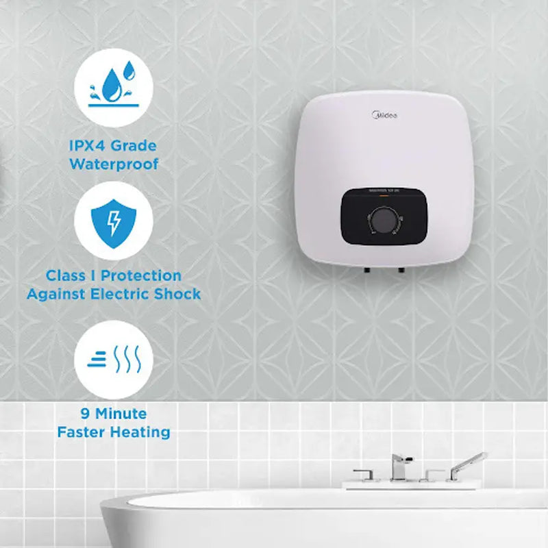 Midea 25 L Storage Water Geyser MWH25-20MVN1 White