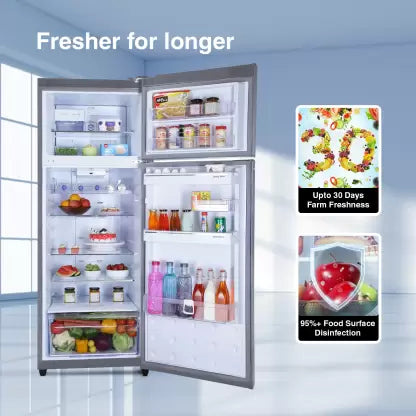 Godrej 350 L Frost Free Double Door 2 Star Convertible Refrigerator with 95%+ Food Surface Disinfection