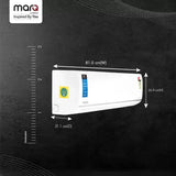 MarQ by Flipkart 2024 Range 1.5 Ton 3 Star Split Inverter 4-in-1 Convertible with Turbo Cool Technology AC  - White