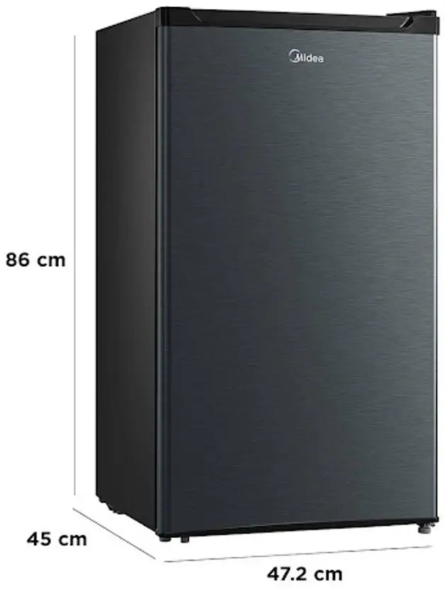 MDRD142FGF03,Midea, 93 L, 1 Door Mini Bar Ref , 1 Star, Silver (open Box Like New)