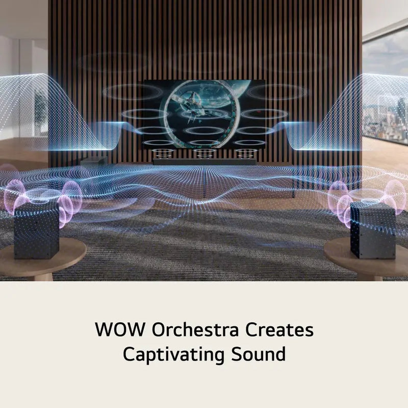 LG S95QR, World's 1st Triple Upfiring speaker, Dolby , , 810W, 9.1.5 Ch 810 W Bluetooth Soundbar (Dark Steel Silver, 9.1.5 Channel)