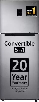 SAMSUNG 385 L Frost Free Double Door 2 Star Convertible Refrigerator