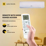 realme TechLife 2024 Model 1.5 Ton 5 Star Split Inverter Smart AC with Wi-fi Connect - White