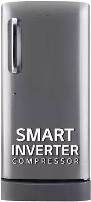 LG 185 L, 5 Star, Smart Inverter Compressor, Direct-Cool Single Door Refrigerator(GL-D201APZU.BPZZEBN)