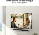 Samsung Soundbar (HW-B67E/XL) 5.1 Channel, Wireless Subwoofer, 1x Wireless Rear Speaker, 1x Center Speaker and Energy Star, Dolby 5.1ch & DTS Virtual X Experience Sound (Black)