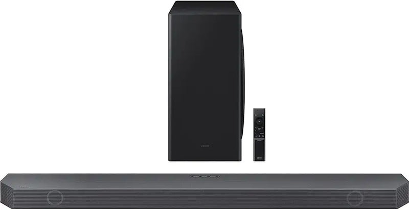 Samsung 360 W 5.1.2ch (HW-Q800C/XL) Q-Symphony Soundbar with Wireless Subwoofer, Top/Centre/Side Firing Speakers, Wide Range Tweeter, Dolby Atmos, Built-in Alexa, AirPlay2, Wi-Fi (Black)