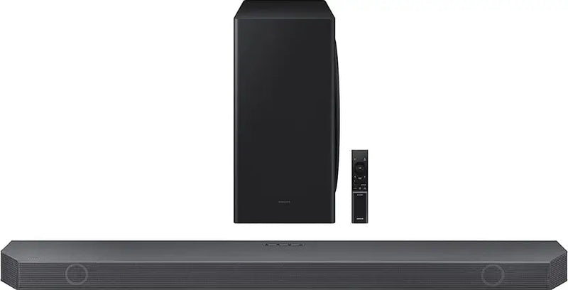 Samsung 360 W 5.1.2ch (HW-Q800C/XL) Q-Symphony Soundbar with Wireless Subwoofer, Top/Centre/Side Firing Speakers, Wide Range Tweeter, Dolby Atmos, Built-in Alexa, AirPlay2, Wi-Fi (Black)