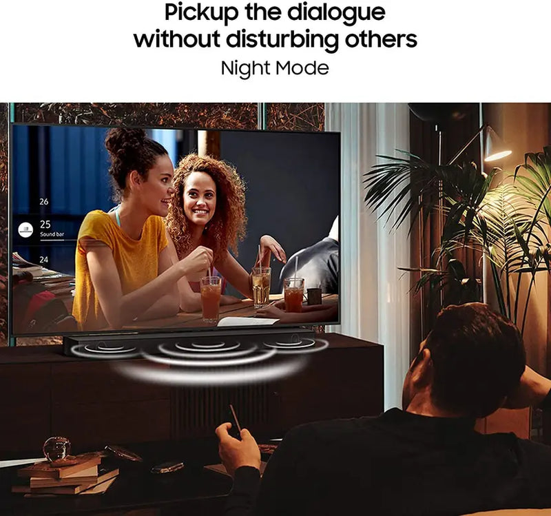 Samsung HW-C45E/XL, Dolby Digital with Wireless Subwoofer, Poweroutput 300 W Bluetooth Soundbar (Black, 2.1 Channel)