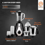 MasterChef MJ 07 1000 W Juicer Mixer Grinder