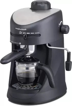 Morphy Richards Europa Espresso / Cappuccino 4 Cups Coffee Maker (Black)