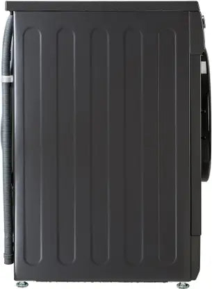 LG 8 kg 5 Star with Steam, Inverter Direct Drive, 6 Motion Direct Drive, Touch Panel and 1400 RPM Fully Automatic Front Load Washing Machine with In-built Heater Black, Grey  (FHM1408BDM)