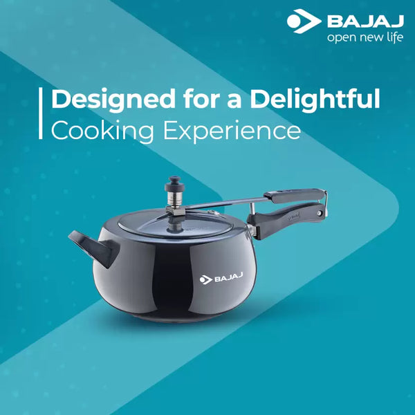 BAJAJ New Shakti 5HD HA Handi with IB MAJESTY PCX 65 HD 5 L Induction Bottom Pressure Cooker