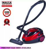 Inalsa Easy Clean Dry Vacuum Cleaner with Reusable Dust Bag  (Red, Black)