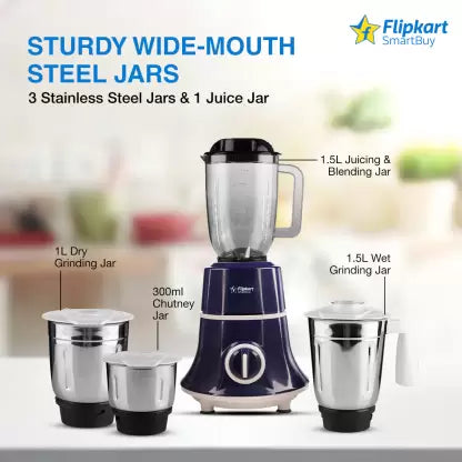 Flipkart SmartBuy - 750 W Juicer Mixer Grinder