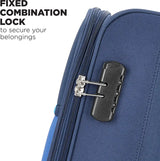 Safari Soft Body Set Of 2 Luggage 4 Wheels - Magnum Drift 57/67 4W - Blue