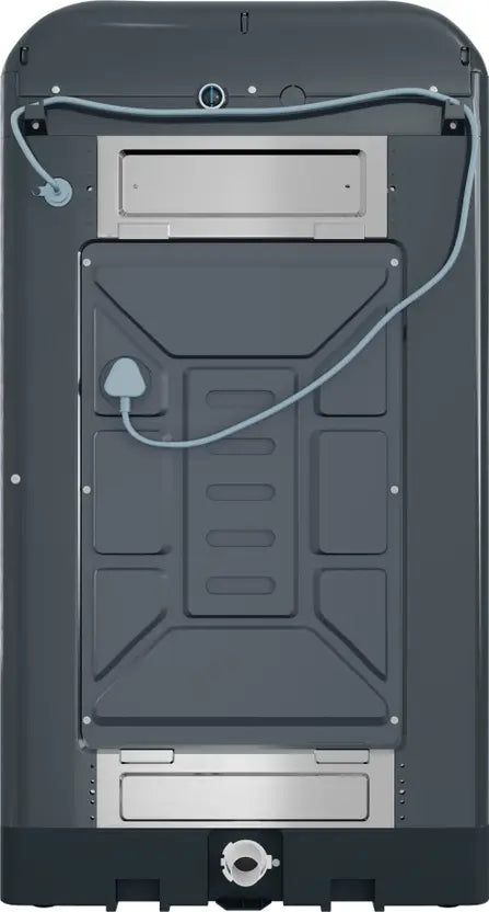 Godrej 8 Kg 5 Star Zero Pressure (0.02 MPa) Technology With Steel Drum Fully-Automatic Top Load Washing Machine (WTEON ADA 80 5.0 FEFN GLGR, Glacial Grey, With Soft Close Lid)