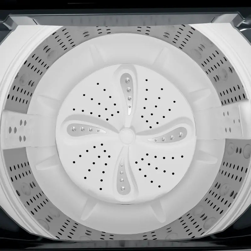 Godrej 8 Kg 5 Star Zero Pressure (0.02 MPa) Technology With Steel Drum Fully-Automatic Top Load Washing Machine (WTEON ADA 80 5.0 FEFN GLGR, Glacial Grey, With Soft Close Lid)