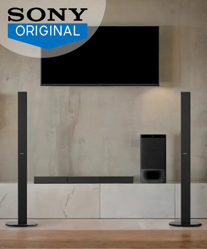 Sony HT-S700RF Real 5.1ch Dolby Audio Soundbar for TV with Tall boy Rear Speakers & Subwoofer, 5.1ch Home Theatre System (1000W, Bluetooth & USB Connectivity,HDMI & Optical Connectitvity)