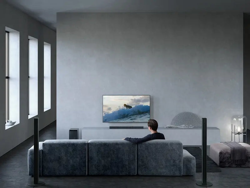 Sony HT-S700RF Real 5.1ch Dolby Audio Soundbar for TV with Tall boy Rear Speakers & Subwoofer, 5.1ch Home Theatre System (1000W, Bluetooth & USB Connectivity,HDMI & Optical Connectitvity)