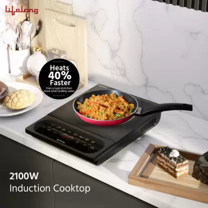 Lifelong 2100 W Induction Cooktop Touch Panel