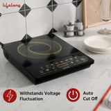 Lifelong 2100 W Induction Cooktop Touch Panel