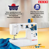 USHA EXCELLA DLX Electric Sewing Machine( Built-in Stitches 2)