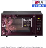 LG 28 L with Diet Fry, 360 Motorised Rotisserie for crispy and tasty bar-be-que recipes and 251 Auto Cook Menu Convection Microwave Oven (MC2886BRUM, Black)