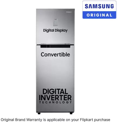 SAMSUNG 236 L Frost Free Double Door 3 Star Convertible Refrigerator with Digital Inverter with Display