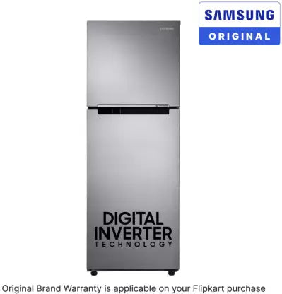 SAMSUNG 236 L Frost Free Double Door 3 Star Refrigerator with Digital Inverter (Elegant Inox, RT28C3053S8/HL)