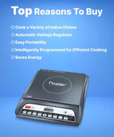 Prestige 1600 W Induction Cooktop Push Button