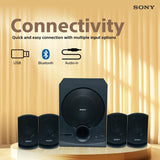 Sony SA-D40M2 All in One 4.1ch Home Theatre System with 100W Power Output and Powerful Subwoofer
