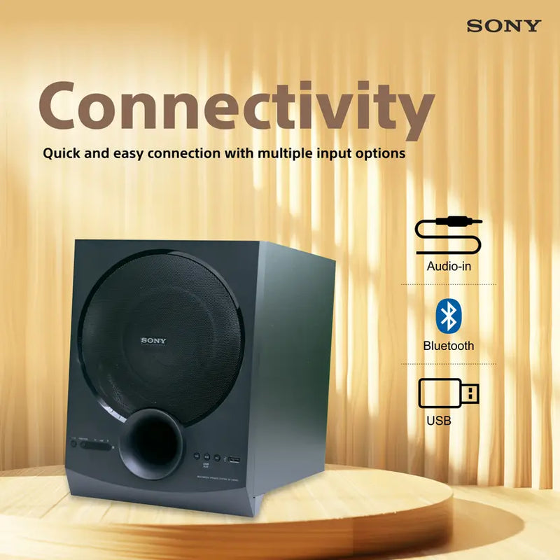 Sony SA-D40M2 All in One 4.1ch Home Theatre System with 100W Power Output and Powerful Subwoofer