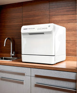 Galanz W3A1G2-0E0 Free Standing 4 Place Settings Intensive Kadhai Cleaning| No Pre-rinse Required Dishwasher