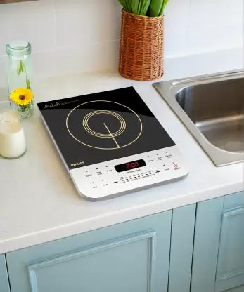 PHILIPS 2100 W Induction Cooktop Push Button