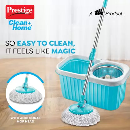 Prestige PSB 11 Magic Mop with Steel Winger and 2 Mop-heads Mop Set