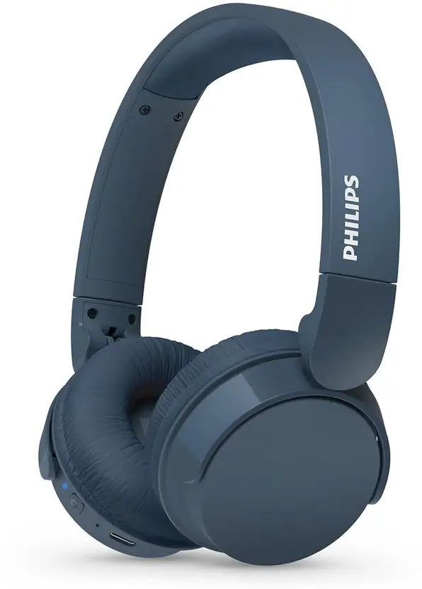 PHILIPS TAH4209BL/00Foldable Headphones, 55H Play Time, 32mm Neodynamic Drivers Bluetooth