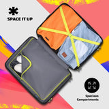 Skybags Medium Check-In Suitcase (67 Cm) 8 Wheels - Stroke Neo 65 - Trolley Bag - Blue