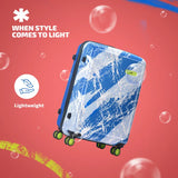 Skybags Medium Check-In Suitcase (67 Cm) 8 Wheels - Stroke Neo 65 - Trolley Bag - Blue