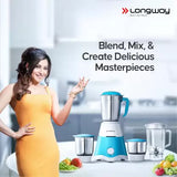 Longway Grinding with power full motor 750 W Juicer Mixer Grinder