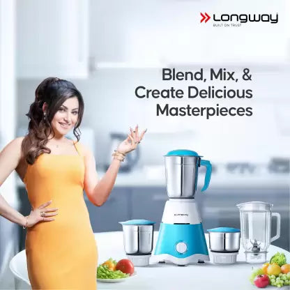 Longway Grinding with power full motor 750 W Juicer Mixer Grinder