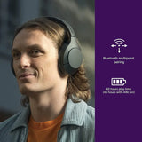 PHILIPS TAH8506BK/00Headphone with Touch Control & ANC, 60H Playtime, 40mm Drivers Bluetooth