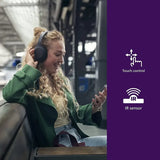 PHILIPS TAH8506BK/00Headphone with Touch Control & ANC, 60H Playtime, 40mm Drivers Bluetooth