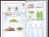 Midea 215 L Direct Cool Single Door 2 Star Refrigerator  (WINE C FLOWER, MRD215D2HPCW)