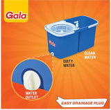 GALA Twin Bucket Spin Mop Set