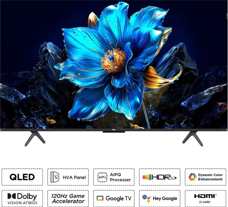 TCL P7K 164 cm (65 inch) QLED Ultra HD (4K) Smart Google TV (65P7K)