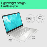 HP Intel Core i5 12th Gen 1235U - (16 GB/512 GB SSD/Windows 11 Home) 15s-fq5330TU|15-fd0111TU Thin and Light Laptop  (15.6 inch, Silver, 1.69 Kg, With MS Office)