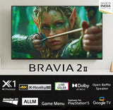Sony 164 cm (65 inches) BRAVIA 2 4K Ultra HD Smart LED Google TV K-65S25M2 (Black)